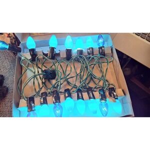 Ritz Christmas Tree‎ Lights 15 Large Light Set In Original Box Working #701F
